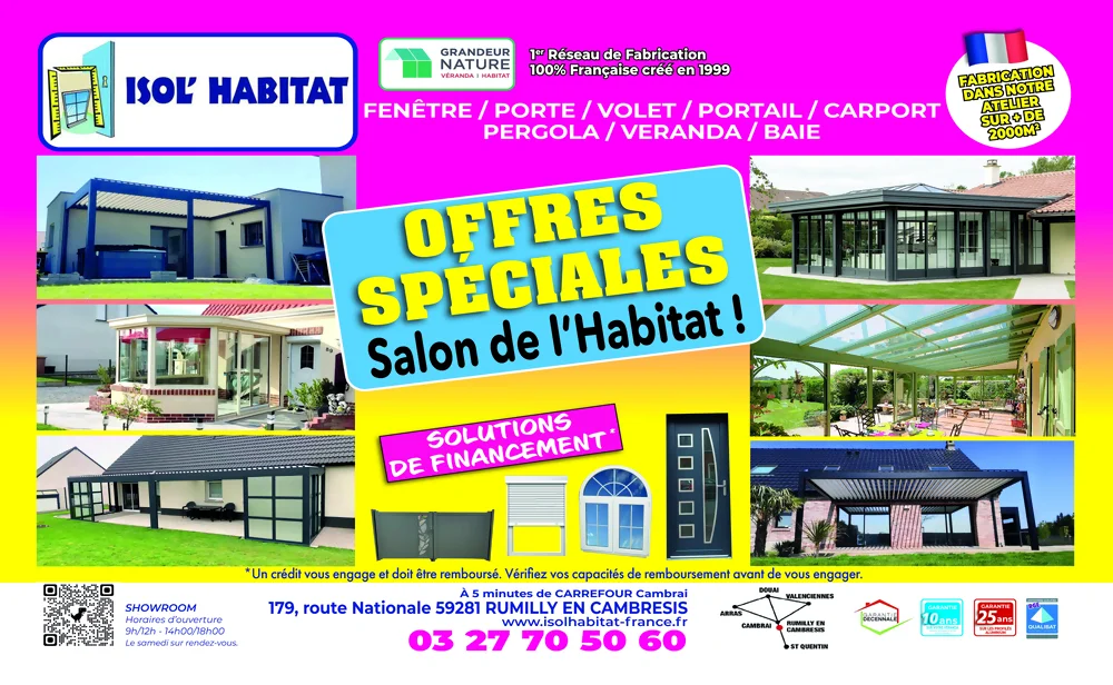 Salon De L'habitat à Cambrai (59) du 26/09/2025 au 28/09/2025